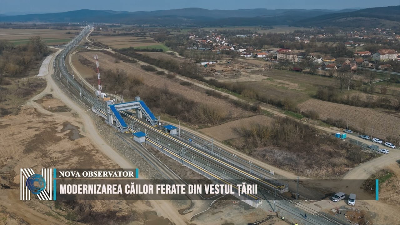 Modernizarea căilor ferate din vestul țării