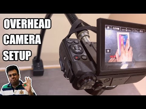 How to make a cheap overhead camera setup - Manfrotto 237HD