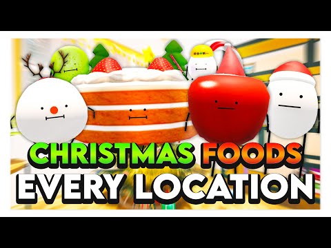 How To Get EVERY CHRISTMAS FOOD in Secret Staycation on Roblox! 🎄