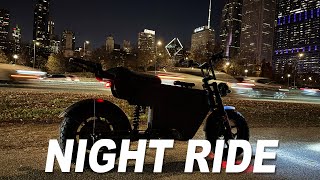 Riding My New Mini GOAT Through Chicago at Night!