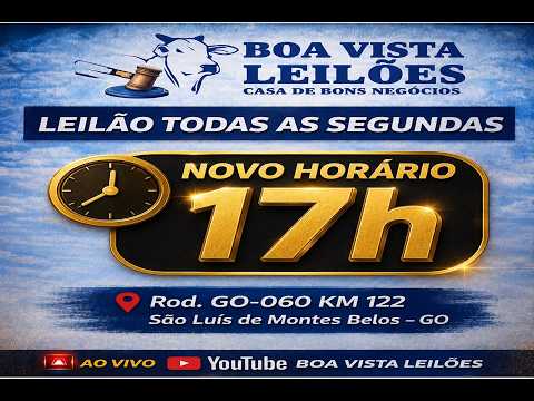 Boa Vista Leilões São Luis de Montes Belos  - GO 24/08/2026