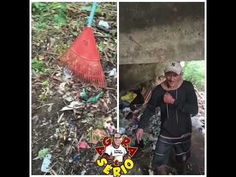 COOPERATIVA DE RECICLAGEM DE JUQUITIBA FAZ LIMPEZA EMBAIXO DA PONTE DE JUQUITIBA