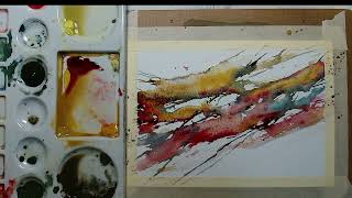 Abstract Watercolor Art for Relaxation & Inspiration | Calm Visual Experience!