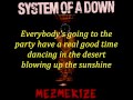 System Of A Down - B.Y.O.B. Lyrics 
