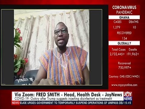 COVID-19 Pandemic: Outcry after Trump suggests injecting disinfectant as treatment (24-4-20)