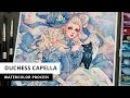 Duchess Capella Watercolor Process