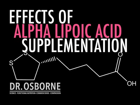 Effects of Alpha Lipoic Acid Supplementation