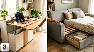 65 Amazon Gadgets for Tiny Apartments | Smart Space Saving Furniture Ideas