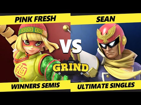 The Grind 177 Winners Semis - Pink Fresh (Min Min) Vs. Sean (Captain Falcon) Smash Ultimate - SSBU