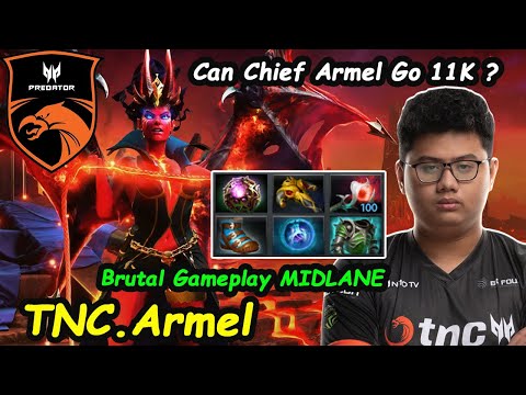 Next 11K MMR ?  TNC Armel - [Queen Of Pain Arcana] Brutal Gameplay Insane Damage Dota 2 pro Gameplay