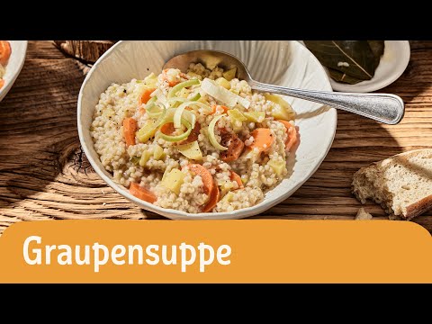 Leckeres Graupensuppe-Rezept 🍜🌱 | vegetarisch kochen | REWE Deine Küche
