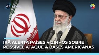 Irã ameaça atacar bases americanas após declarações de Trump | #SBTBrasil
