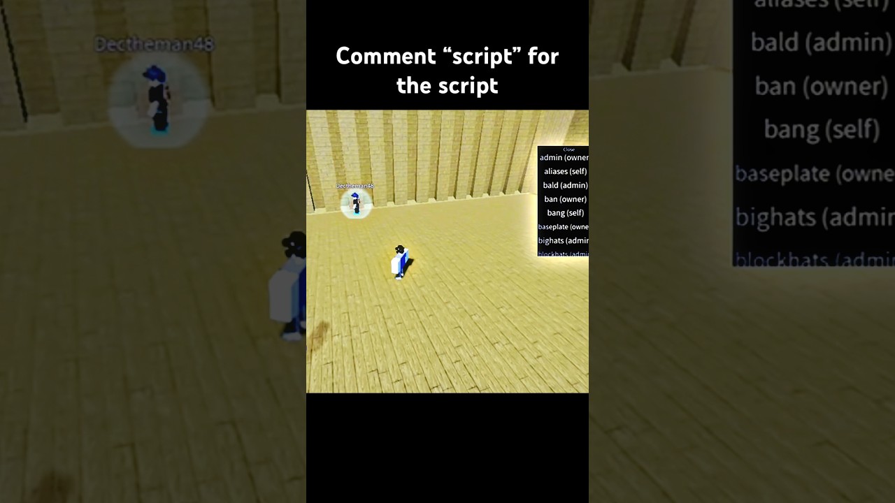 This Roblox script can ban people (FE) #roblox #scripts #shorts