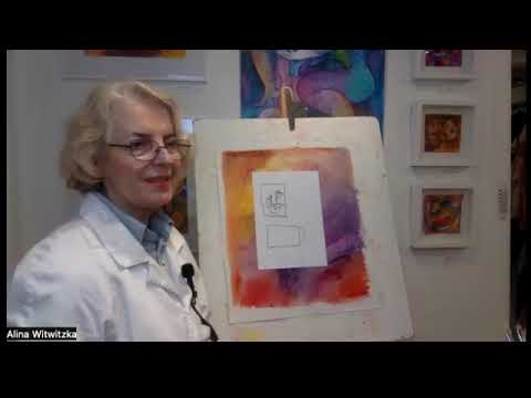 [Alina Witwitzka] Undermålning i acryl #alinawitwitzka #acryl #creare_skapande_centrum