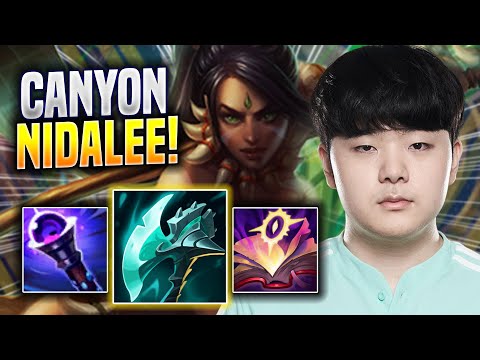 CANYON IS A GOD WITH NIDALEE! - DK Canyon Plays Nidalee JUNGLE vs Hecarim! | Preseason 2023