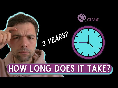 How long does it take to complete CIMA?