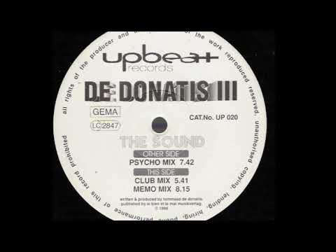 De Donatis III - The Sound (Club Mix) (B1)