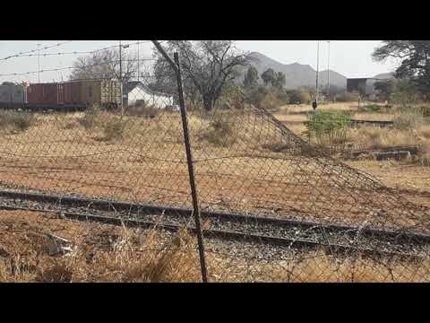 General Motors BD 217 Shunting Container Train In Gaborone