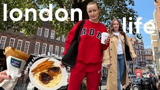 ep7 london life | pilates, home cooking, it's bagels, sunday roast & crepe in hampstead