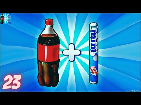 Drop And Explode: Soda Geyser - Coca cola and mint | Walkthrough  Part 23 | Android And iOS Gameplay