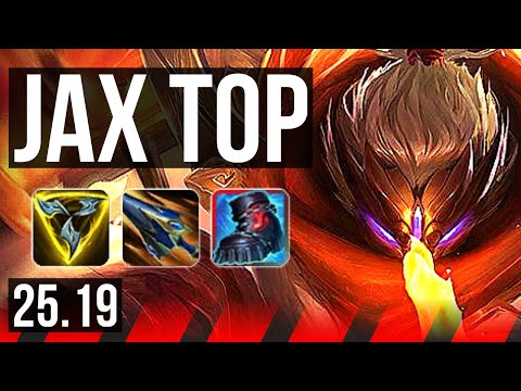 JAX vs YONE (TOP) | 6 solo kills, 13/2/1, Godlike | KR Master | 25.19