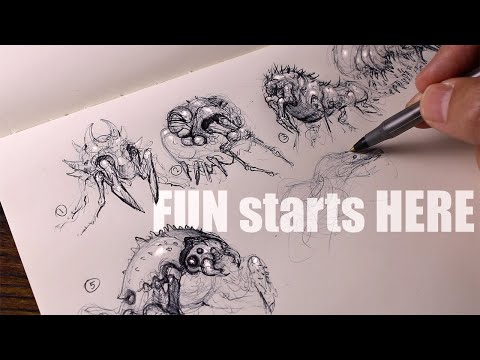 Easy Steps to Draw Awesome Creatures