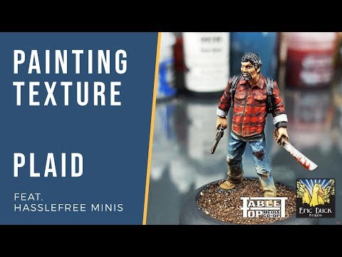 Painting Texture - Plaid - THE EPIC HOBBY tutorial