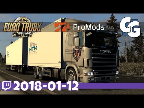 ETS2 - VOD - 2018-01-12 - Bringing Back ProMods - ETS2 ProMods 2.25 Gameplay
