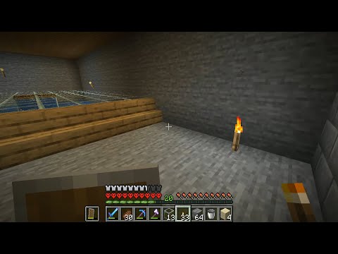 Minecraft Hardcore Season 4 Gameplay # 19 Building an Aquarium and Gathering Resources