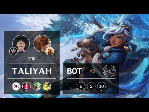 Taliyah Bot vs Caitlyn - KR Challenger Patch 9.22