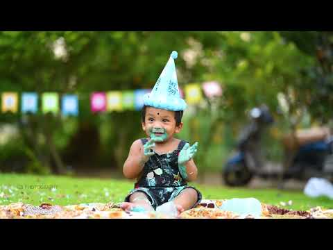 MOKSHITH ARYA...CAKE SMASH 4K..GS PHOTOGRAPHY...CELL 9912626856..