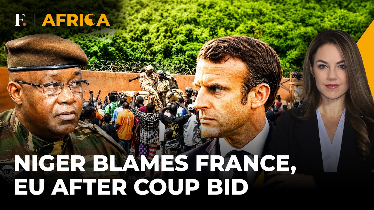 Niger Accuses France, EU of 'Sponsoring' Failed Coup; Support Grows For Tiani | Firstpost Africa