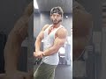 Post chest workout posing and flexing - 12 October 2021 -