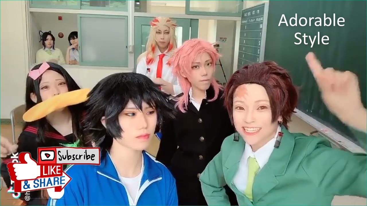 ティックトック鬼滅の刃 コスプレKimetsu no Yaiba (demon Slayer)0174