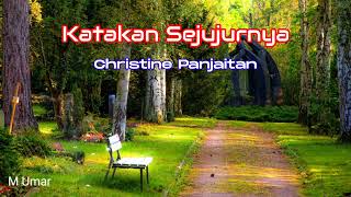 Download lagu Katakan Sejujurnya ~Lirik~ Christine Panjaitan #tembangkenangan mp3