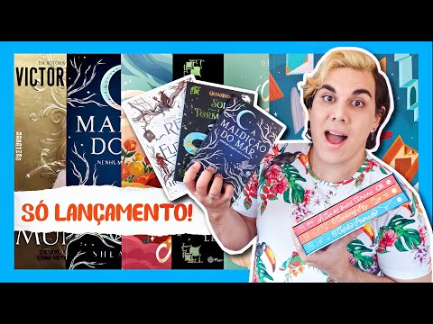 LIVROS LANÇAMENTOS NA ESTANTE | Book Haul