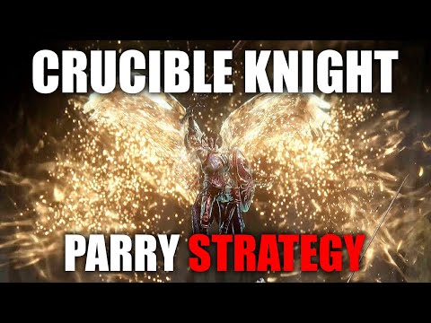 EASY Crucible Knight Boss Guide - Elden Ring Parry Strategy