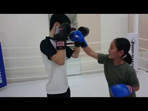 中１女子の人生初スパーリング！