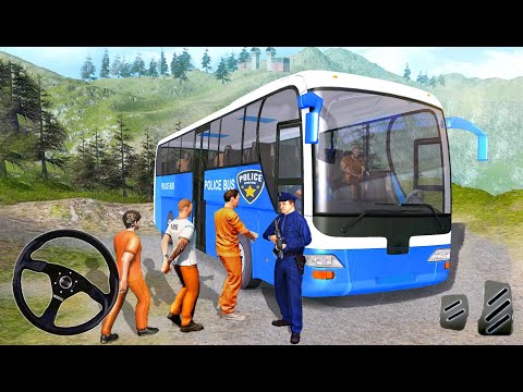 Offroad US Police Bus Driver Prisoner Transport - Android Gameplay