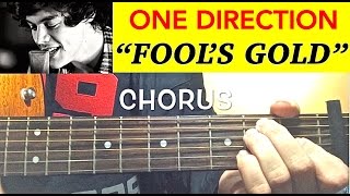 "FOOL'S GOLD" One Direction | Complete Guitar Tutorial (Easy lesson)