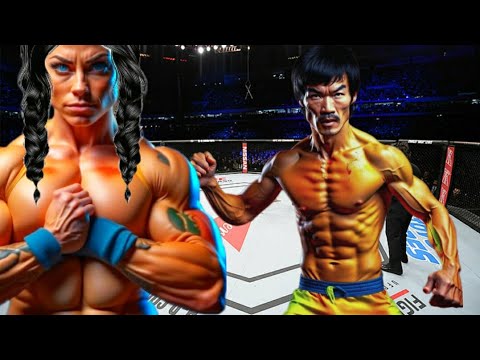 Old Bruce Lee vs. Amazon Queen - EA Sports UFC 4 Rematch👊🐲