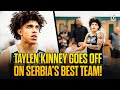 Taylen Kinney CAN T STOP Getting Buckets Rod Wave Elite Vs The Best U 19 In Serbia