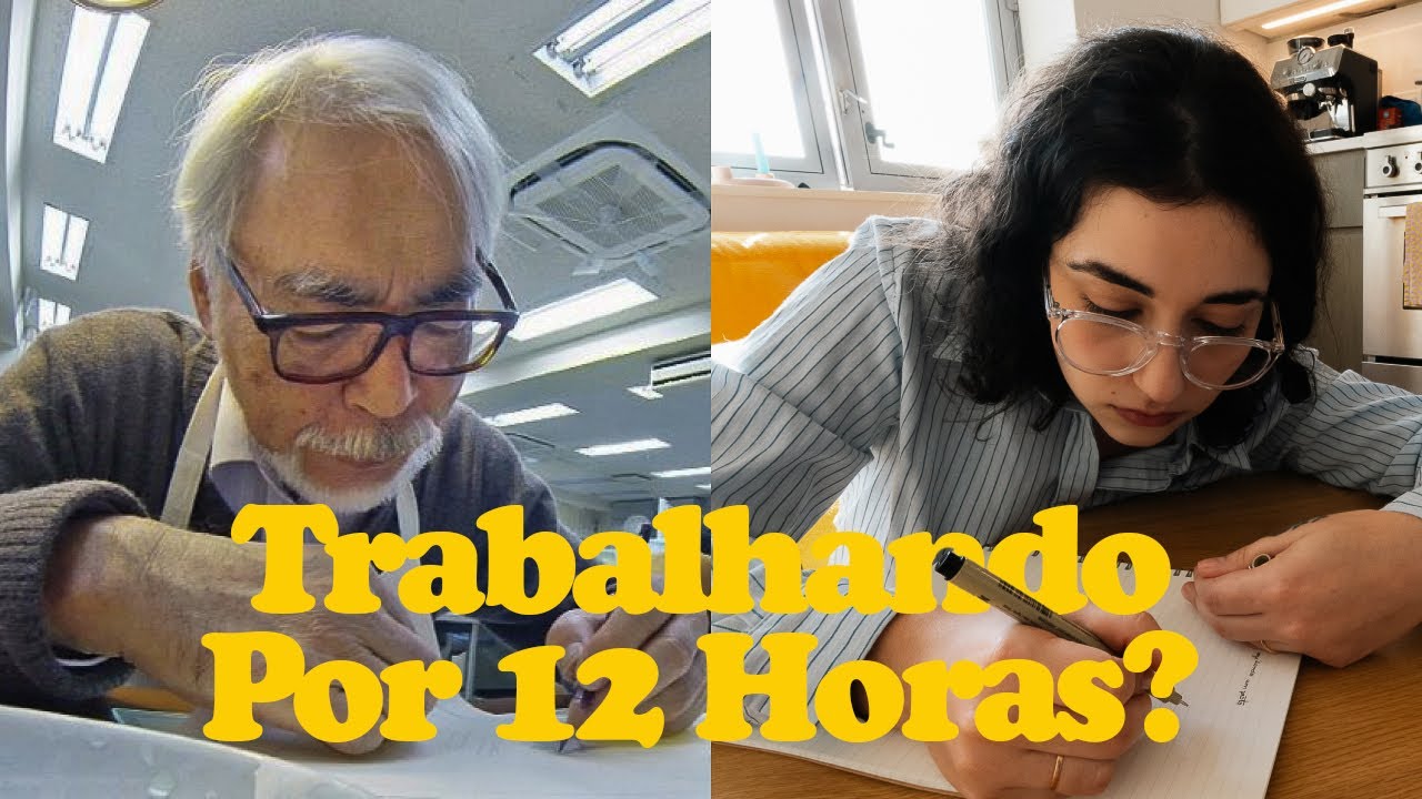 Eu Recriei a Rotina de Hayao Miyazaki (Studio Ghibli)