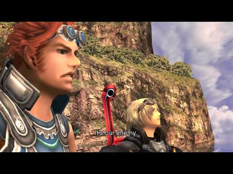 (Wii) Xenoblade Chronicles HD Cutscene 026 - Our Enemy, Mechonis - JAPANESE