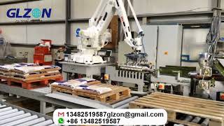 Automatic Palletizing Robot Payload 50kg Bag Palletizer Machine