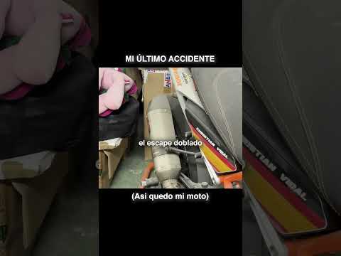 Mi último accidente cuando fui piloto de motos 🤕