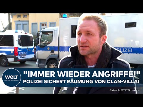 CLAN-KRIMINALITÄT: Räumung von Remmo-Villa in Berlin! "Organisierte Kriminalität!"