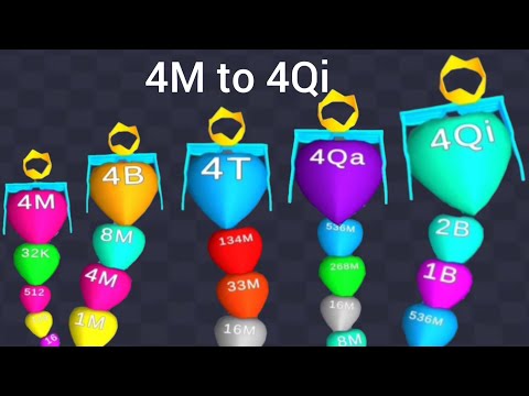 Cube Arena 2048 - I got 4M - 4B - 4T - 4Qa - 4Qi, From start to finish