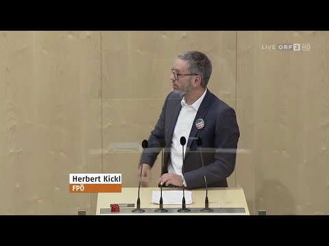 Herbert Kickl - Unser Heer (Erklärung Tanner) - 30.6.2020