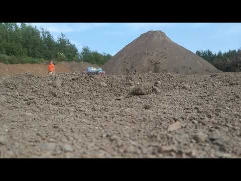 Slightly upgraded 2wd slash next to lake superior rc club's track Proctor MN